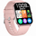 Orë e zgjuar Gravity GT36-1 Pink Gold, ekran katror, rrip silikoni rozë