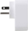 Adapter udhëtimi World to USA me USB, 2x USB, 1x USB C, i bardhë