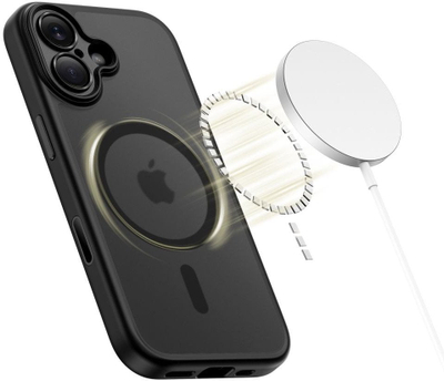 Mbulesë telefoni Tech-Protect Magpeak MagSafe CC për iPhone 17, mat, e zezë