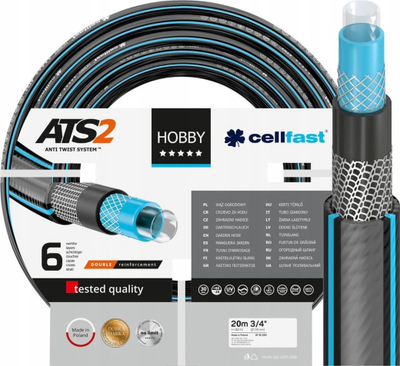 Zorrë kopshti Cellfast Hobby ATS2, 20 m, jeshile