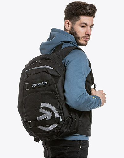 Çantë shpine Meatfly Batoh Exile 4 D, zi/ hiri
