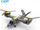 Set për ndërtim CaDA Technic Helikopter i Madh 1424EL, 1436 copa, 53.6cm, gri me të verdhë