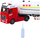Kamion lodër Linda Tanker Truck, pompë uji, drita dhe tinguj, i bardhë e i kuq