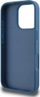 Kapotë telefoni Guess 4G Bottom Stripe, për iPhone 16 Pro Max, lëkurë eko, blu