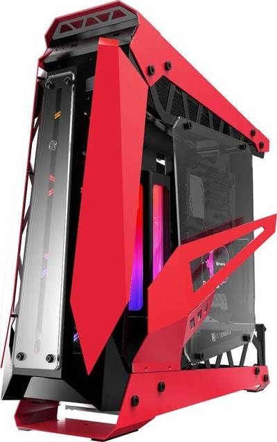Kasë Raijintek NYX PRO, e kuqe, Full Tower