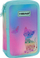 Penar Astra Double Pencil Case Head Kitty Ombre, me 2 ndarje, shumëngjyrësh