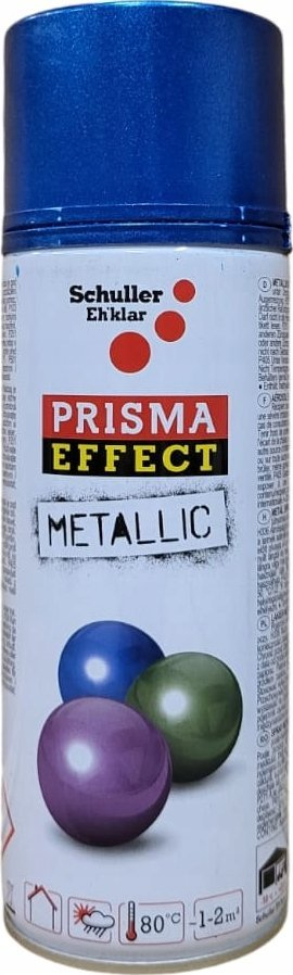 Spraj boje Schuller Prisma Effect Metallic Blue, efekt metalik, 400ml, blu metalike