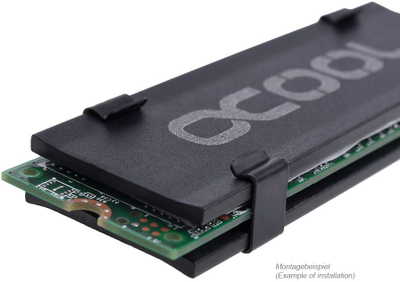 Ftohës SSD Alphacool HDX M.2 Cooler M01, 80mm, për SSD M.2, i zi