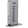 Stacion docking Startech USB-C/USB-A, Dual 4K 60Hz, HDMI/DP, i hirtë