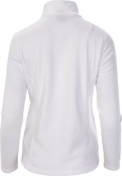 Bluzë polar për femra Hi-Tec Lady Elisa, mikrofleece, madhësia XS, e bardhë