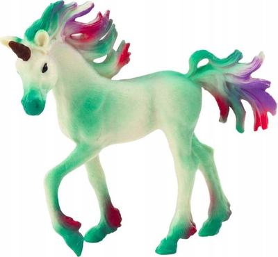 Figurë koleksionuese LEAN Toys Small Unicorn, 8 cm, jeshile