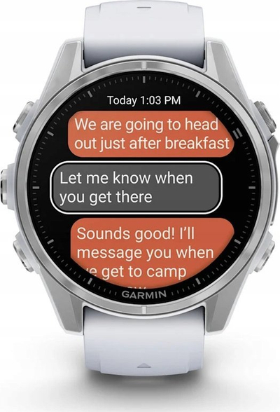 Orë sportive Garmin Fenix 8 AMOLED, 43mm, GPS, e zezë
