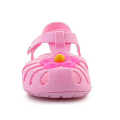 Sandale fëmijësh Crocs Isabela Charm Jr 208445-6S0, materiale Croslite, rozë