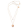 Set qafore për femra Swarovski, 2 copë, të arta