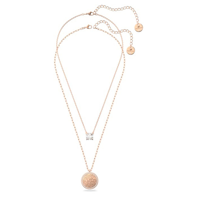 Set qafore për femra Swarovski, 2 copë, të arta