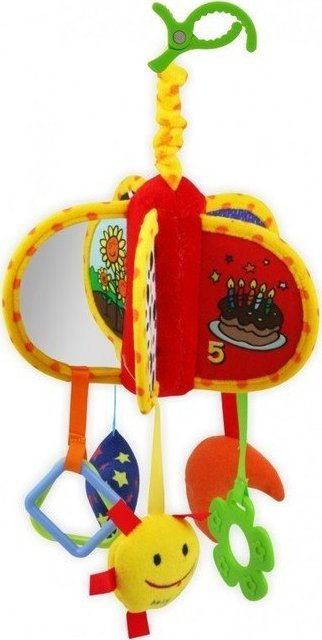 Lodër varëse karroce Baby Mix Plush Hanging Carousel, për bebe, shumëngjyrëshe