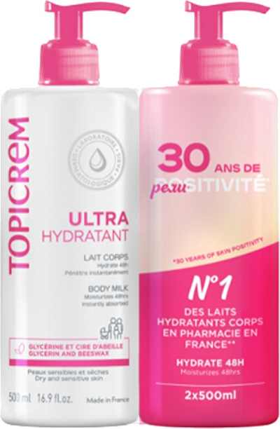 Set losion për trup Topicrem, 2 copë 500 ml