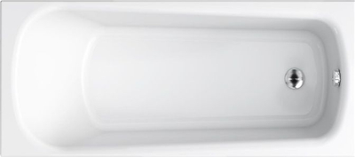 Vaskë drejtkëndore Cersanit Nao, 160x70 cm, akrilik, e bardhë