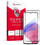 Xham mbrojtës Forcell Flexible 5D Hybrid Glass për Samsung Galaxy A56 5G, i plotë, i zi