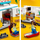 Set lodër LEGO Creator 3 në 1 31138 Beach Camper Van, ndërtim 3 në 1, për kalamaj 8+, shumëngjyrësh