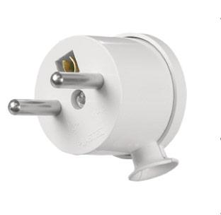 Prizë këndore Opal Mini WT-15, 2P+E, 16A, e bardhë