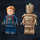 Set LEGO Marvel Guardians of the Galaxy Headquarters 76253, për fëmijë 7+, me figurina Groot dhe Star Lord
