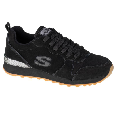 Atlete Skechers OG 85 Suede Eaze, lëkurë zdrukth, për goca, të zeza