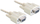 Kabllo Delock DB-9 - DB-9, 1.8m, e bardhë