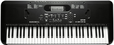 Tastierë Kurzweil KP70, 61 taste, USB MIDI, e zezë