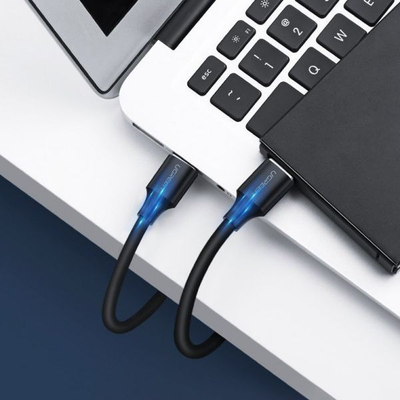 Kabllo USB Ugreen USB 2.0 A në A, 0.25m, e zezë