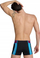 Rroba banjo për burra Arena Icons Swim Short Panel 90, MaxLife Eco, i bë që s’e ha klori, e zezë me blu