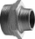 Nipli reduktues galvanizues Prandelli, 2" x 1", metalik