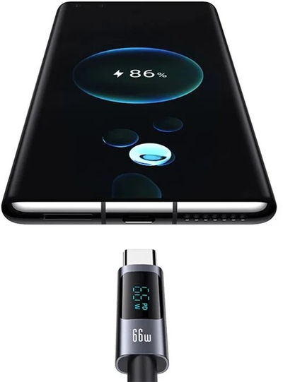 Kabllo USB Usams Sufeng Series US-SJ673, USB C me USB A, 66W 6A, 1.2m, ngjyrë tarnish