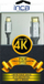 Kабел INCA ITCH-20, USB Type C во HDMI, 2 m, црн