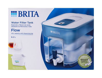 Shpërndarës uji Brita Flow, 8.2L, filtër MAXTRA+, i bardhë