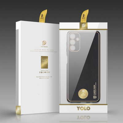 Mbrojtëse telefoni Dux Ducis Yolo për Samsung Galaxy A13 5G, lëkurë eko, e zezë