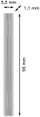Teh rrafshues Bosch 2608635900, karbid, set 2 copë