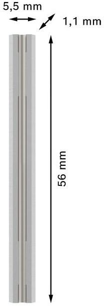 Teh rrafshues Bosch 2608635900, karbid, set 2 copë