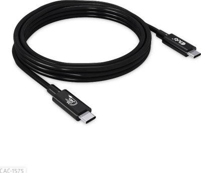 Kabllo USB Club 3D CAC-1575, USB-C në USB-C, 2 m, e zezë