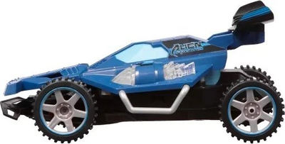Makinë lodër me telekomandë Race Buggies Alien Panic, shkalla 1:18, LED, blu