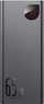 Baseus Adaman Metal Power Bank, 20000 mAh, 65W, Black