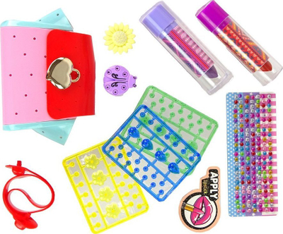 Set lojërash Leantoys Makeup and Jewelry, për kalamoj, me shumë ngjyra