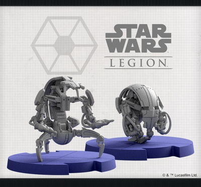 Lojë tavoline Star Wars Legion Droidekas, zgjerim njësie për lojën bazë, shumëngjyrëshe