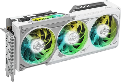 Графичка картичка ASRock Intel Arc B580 Steel Legend, 12GB GDDR6, OC, бела