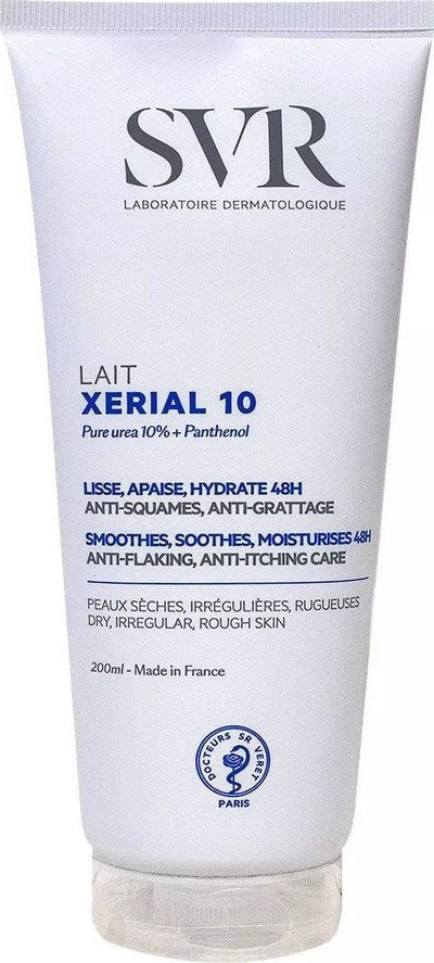 Qumësht trupi SVR Xerial 10, 200ml, për lëkurë të thatë