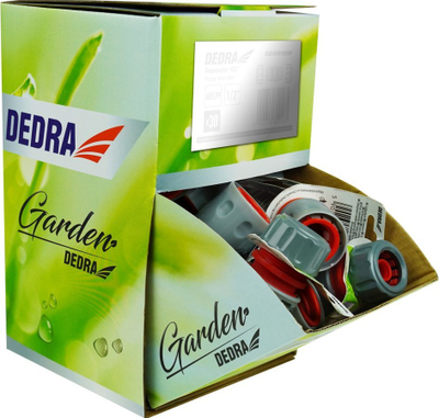Сет за поправка на црево за градина Dedra Garden, 3/4", 20 парчиња