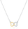Qafore për femra JVD Interconnected SVLN0422XH2GO45, 45 cm, e argjendtë/artë