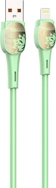 Kabllo kariku LDNIO LS832 Lightning, 30W, 2m, jeshile