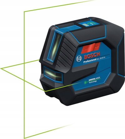 Laser vije Bosch GLL 20-22 G, IP65, bateri rikarikueshme, në kuti
