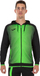 Xhaketë sportive Joma Supernova, me kapuç, zinxhir komplet, jeshile e zezë